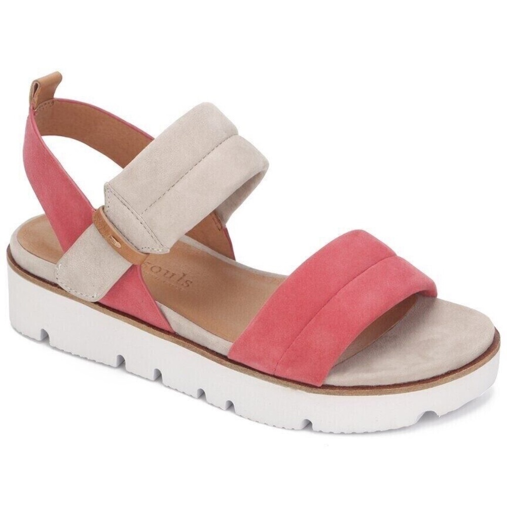 NEW Gentle Souls By Kenneth Cole Lavern Puff Suede Upper Sandal Women's NIB - Picture 2 of 7
